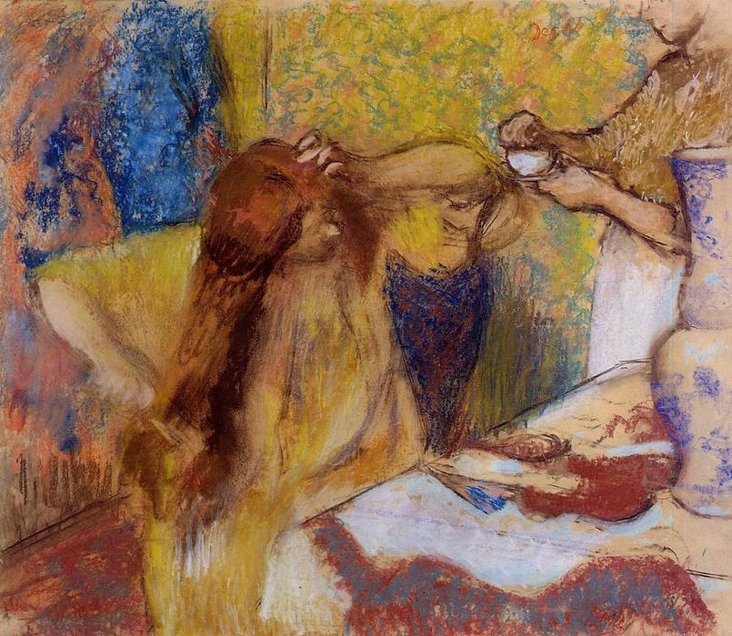 Wikioo.org - The Encyclopedia of Fine Arts - Painting, Artwork by Edgar Degas - Woman at Her Toilette 4
