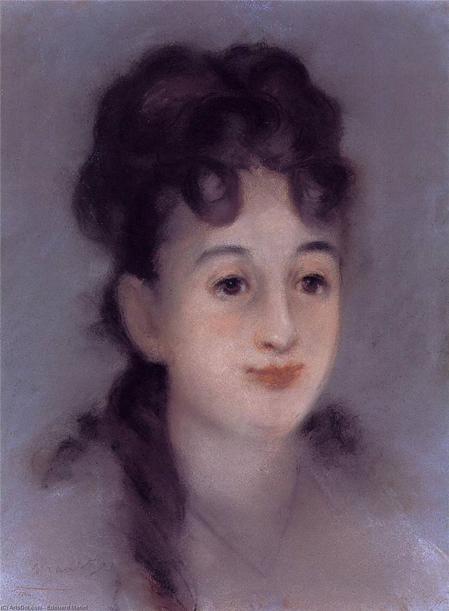 WikiOO.org - Encyclopedia of Fine Arts - Maľba, Artwork Edouard Manet - Eva Gonzales