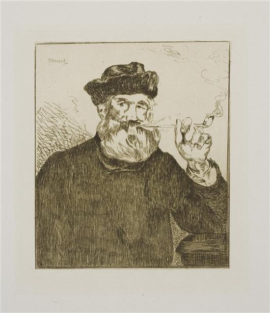 Wikioo.org - สารานุกรมวิจิตรศิลป์ - จิตรกรรม Edouard Manet - Le fumeur