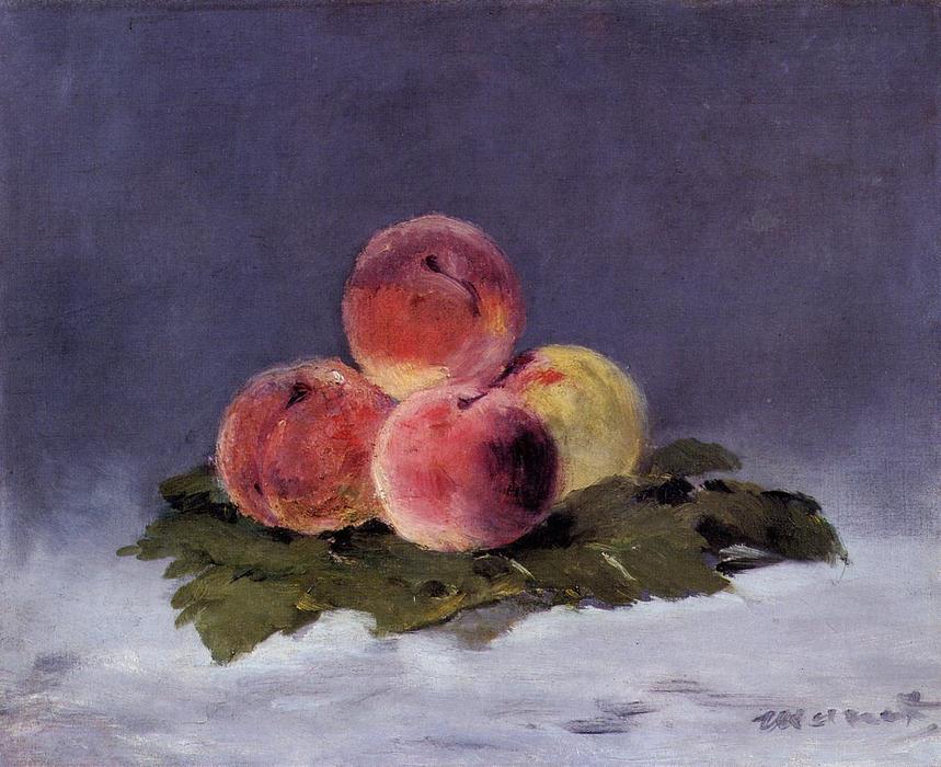 Wikioo.org – La Enciclopedia de las Bellas Artes - Pintura, Obras de arte de Edouard Manet - melocotones