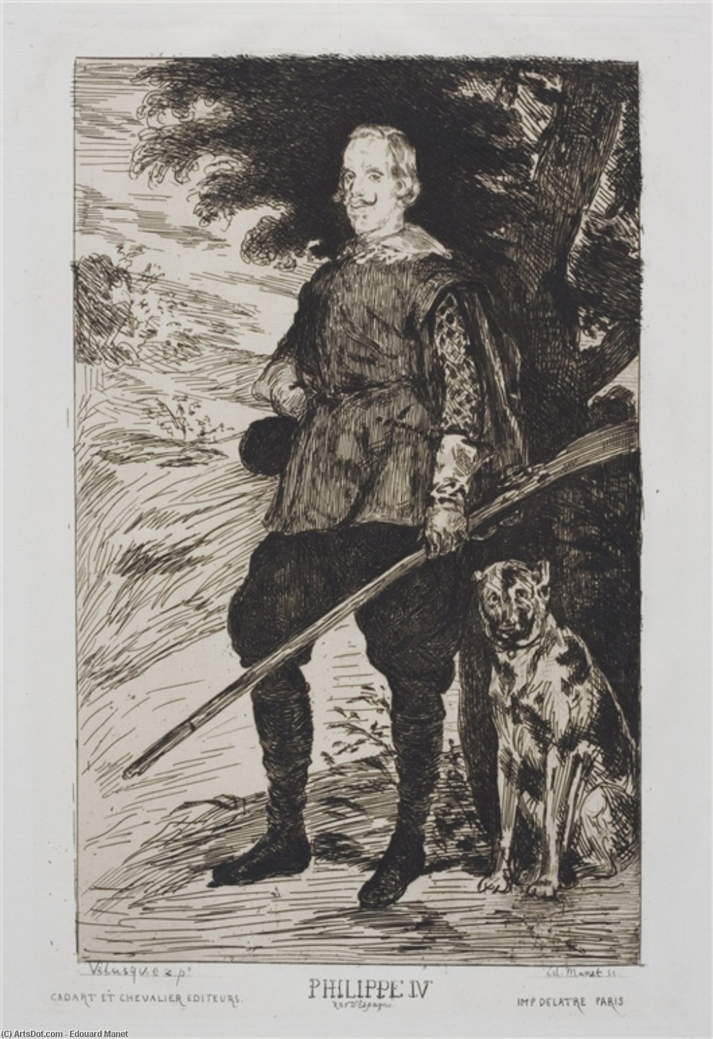 WikiOO.org - Encyclopedia of Fine Arts - Maleri, Artwork Edouard Manet - Philippe IV