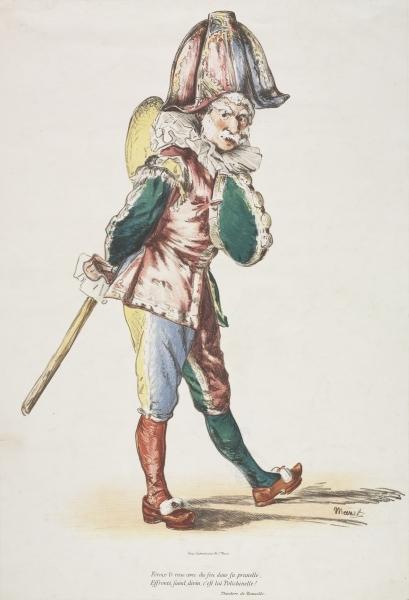 WikiOO.org – 美術百科全書 - 繪畫，作品 Edouard Manet - Polichinelle 1