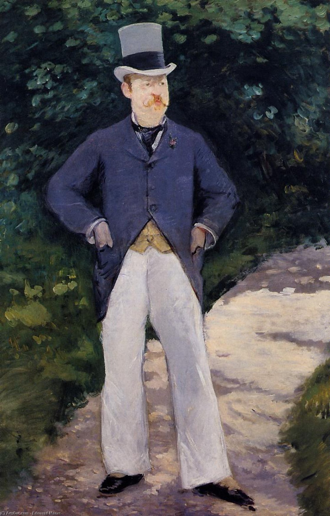 Wikioo.org - The Encyclopedia of Fine Arts - Painting, Artwork by Edouard Manet - Portrait of Monsieur Brun