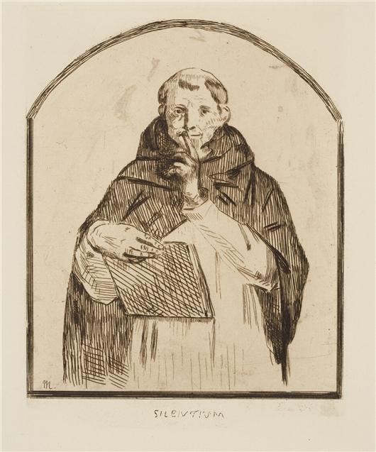 Wikioo.org - Die Enzyklopädie bildender Kunst - Malerei, Kunstwerk von Edouard Manet - Silentium