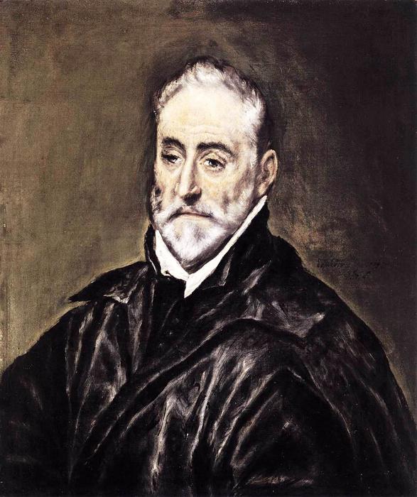 WikiOO.org - Енциклопедія образотворчого мистецтва - Живопис, Картини
 El Greco (Doménikos Theotokopoulos) - Antonio de Covarrubias