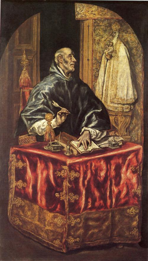 WikiOO.org - Енциклопедия за изящни изкуства - Живопис, Произведения на изкуството El Greco (Doménikos Theotokopoulos) - St. Ildefonso