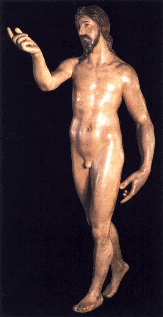 WikiOO.org - Енциклопедия за изящни изкуства - Живопис, Произведения на изкуството El Greco (Doménikos Theotokopoulos) - The Risen Christ