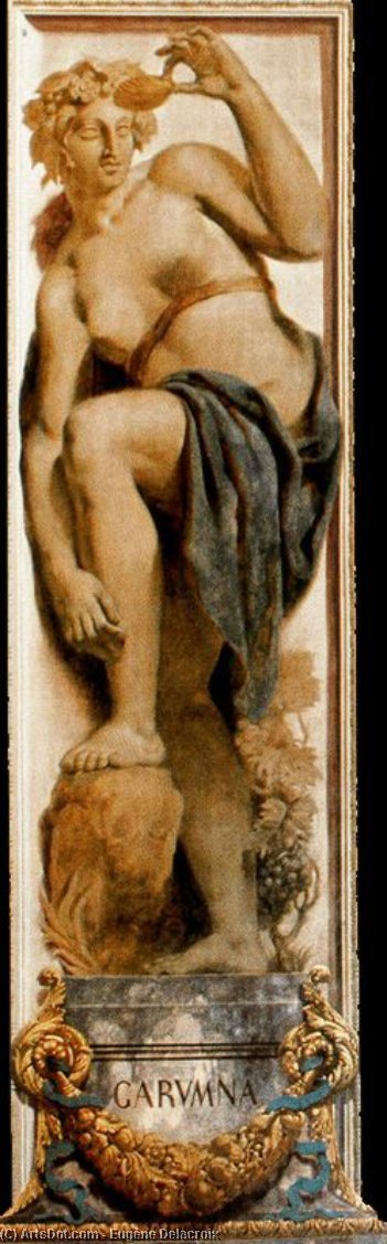 WikiOO.org - Εγκυκλοπαίδεια Καλών Τεχνών - Ζωγραφική, έργα τέχνης Eugène Delacroix - El Garona