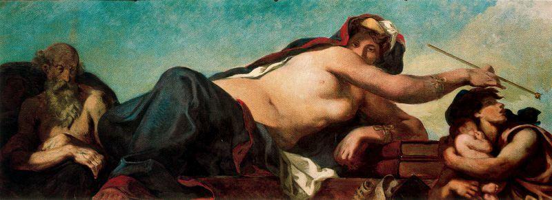 Wikioo.org - The Encyclopedia of Fine Arts - Painting, Artwork by Eugène Delacroix - La justicia