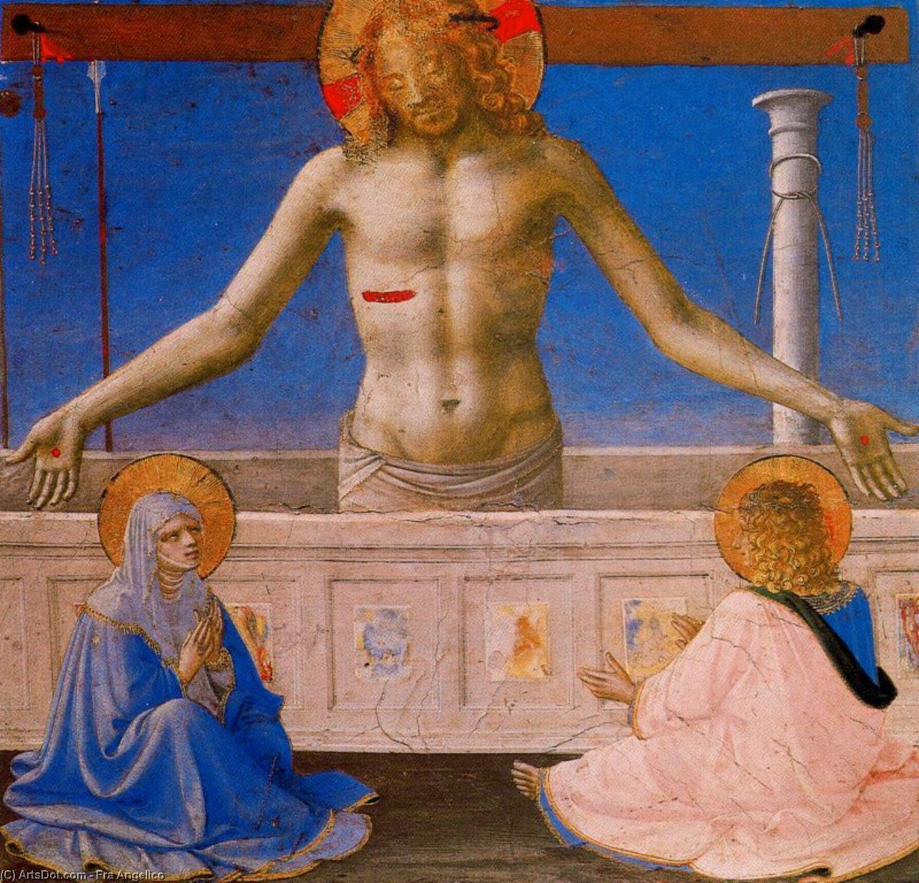 Wikioo.org - The Encyclopedia of Fine Arts - Painting, Artwork by Fra Angelico - Christ Rises from the Tomb