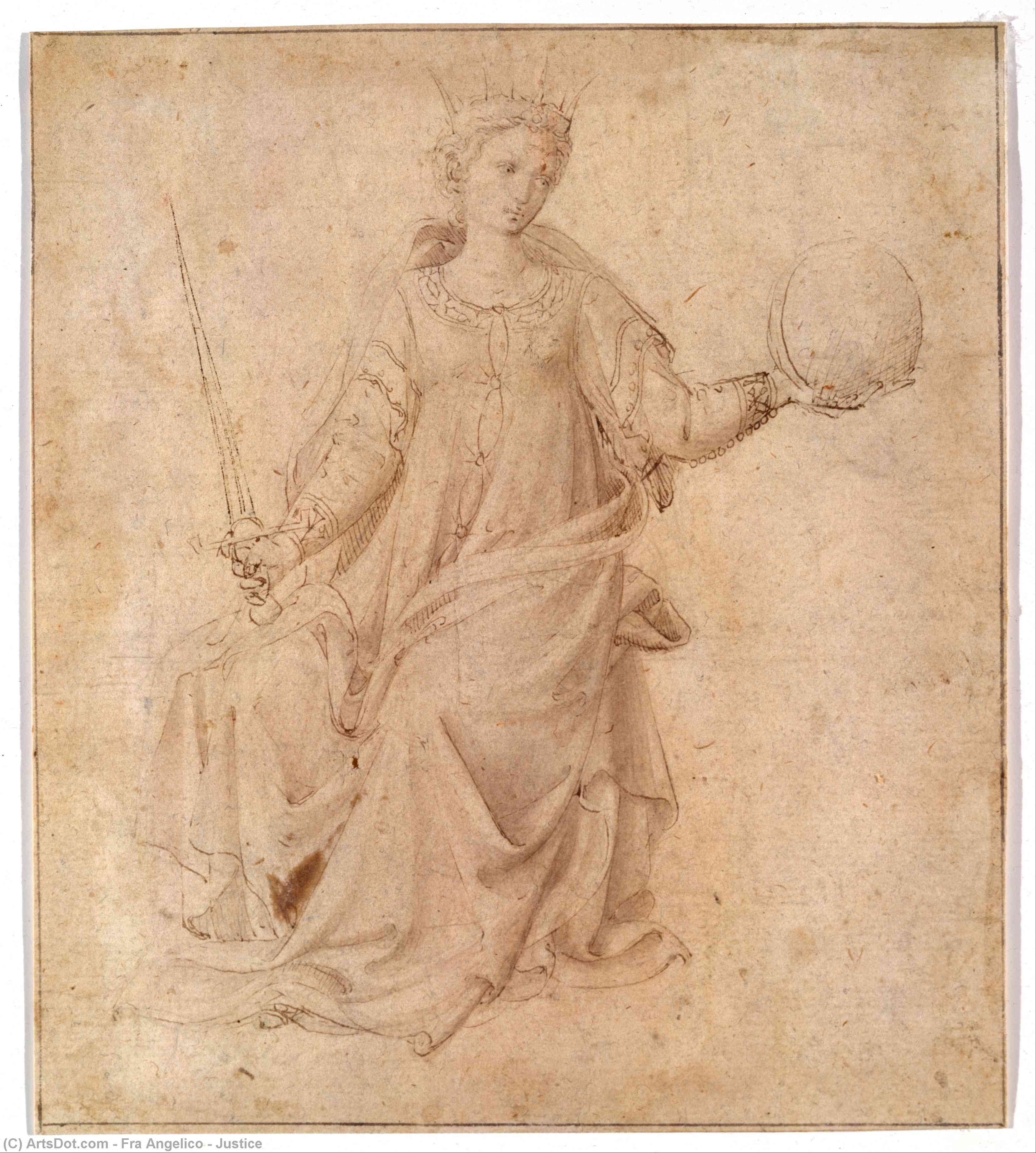 WikiOO.org - אנציקלופדיה לאמנויות יפות - ציור, יצירות אמנות Fra Angelico - Justice