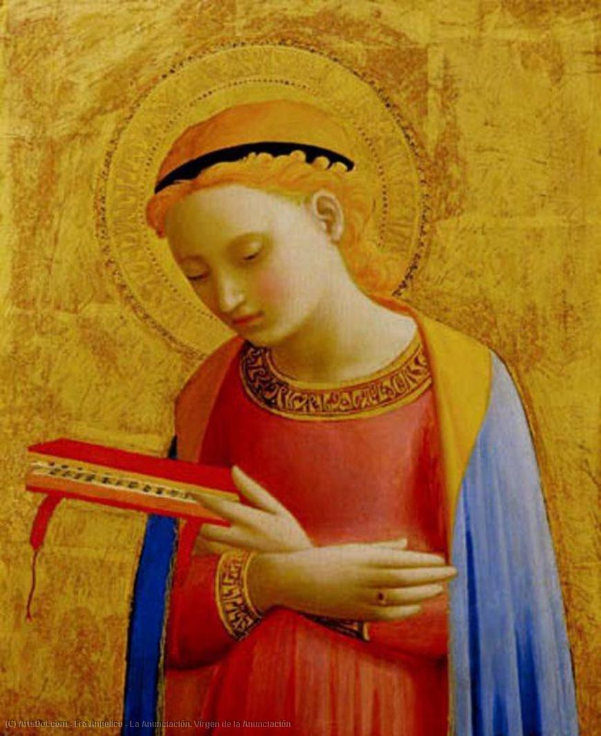 WikiOO.org - 백과 사전 - 회화, 삽화 Fra Angelico - La Anunciación. Virgen de la Anunciación