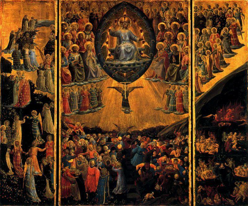 Wikioo.org - Die Enzyklopädie bildender Kunst - Malerei, Kunstwerk von Fra Angelico - das Jüngste Gericht
