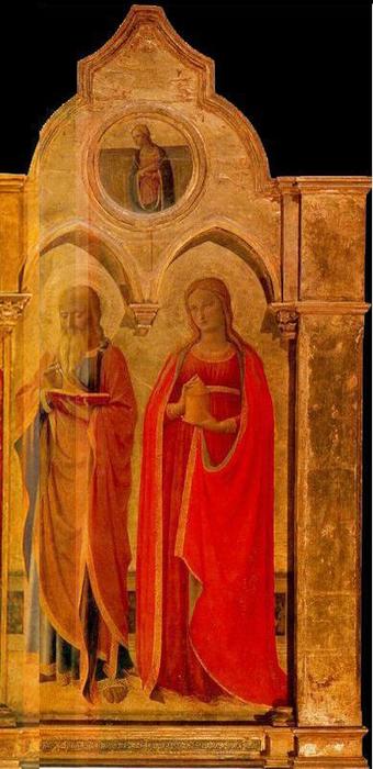 Wikioo.org - The Encyclopedia of Fine Arts - Painting, Artwork by Fra Angelico - Tríptico de Cortona 2