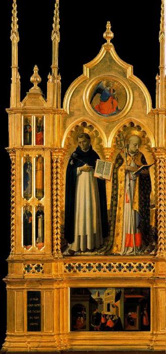 Wikioo.org - Bách khoa toàn thư về mỹ thuật - Vẽ tranh, Tác phẩm nghệ thuật Fra Angelico - Tríptico de Perugia 1