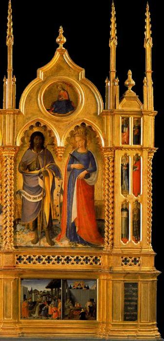 Wikioo.org - Bách khoa toàn thư về mỹ thuật - Vẽ tranh, Tác phẩm nghệ thuật Fra Angelico - Tríptico de Perugia 3