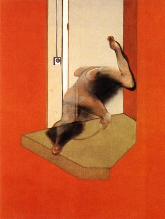 WikiOO.org - אנציקלופדיה לאמנויות יפות - ציור, יצירות אמנות Francis Bacon - Figuras en movimiento 1