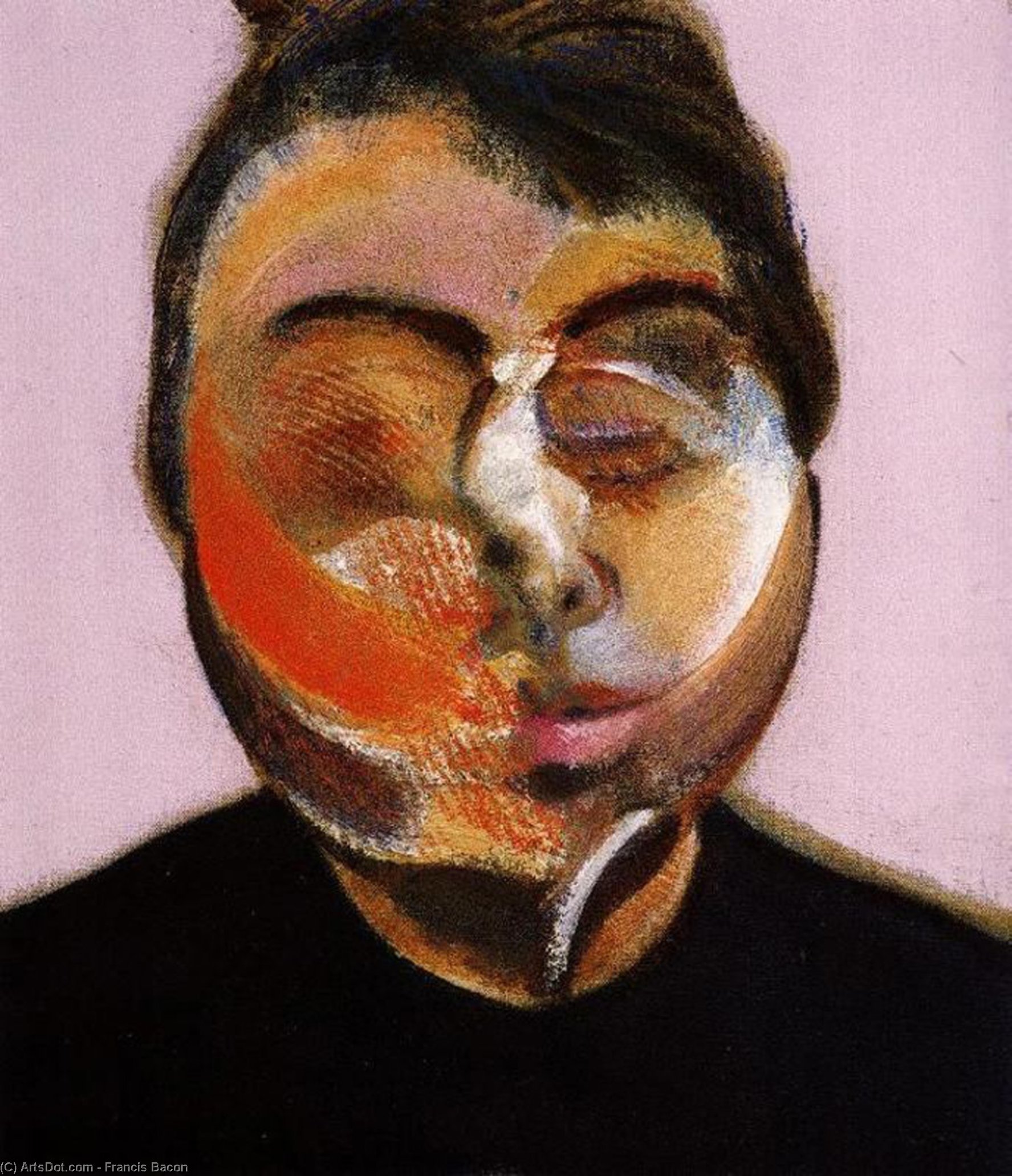 Wikioo.org – L'Encyclopédie des Beaux Arts - Peinture, Oeuvre de Francis Bacon - autoportrait 5