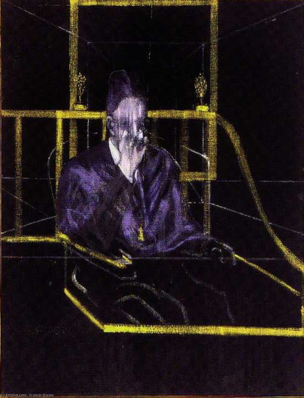 Wikioo.org - The Encyclopedia of Fine Arts - Painting, Artwork by Francis Bacon - Study for Portrait IV