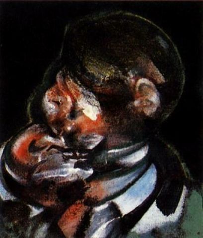 Wikoo.org - موسوعة الفنون الجميلة - اللوحة، العمل الفني Francis Bacon - Study for Portrait of J.H.