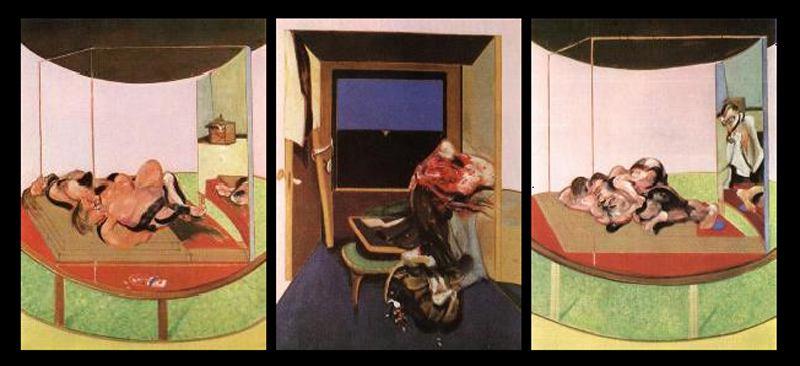 WikiOO.org - Encyclopedia of Fine Arts - Maľba, Artwork Francis Bacon - Sweeney Agonistes