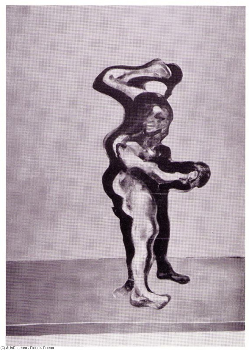 Wikioo.org - Encyklopedia Sztuk Pięknych - Malarstwo, Grafika Francis Bacon - Turning Figure