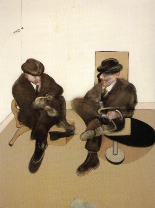 WikiOO.org - Encyclopedia of Fine Arts - Malba, Artwork Francis Bacon - Two Seated Figures