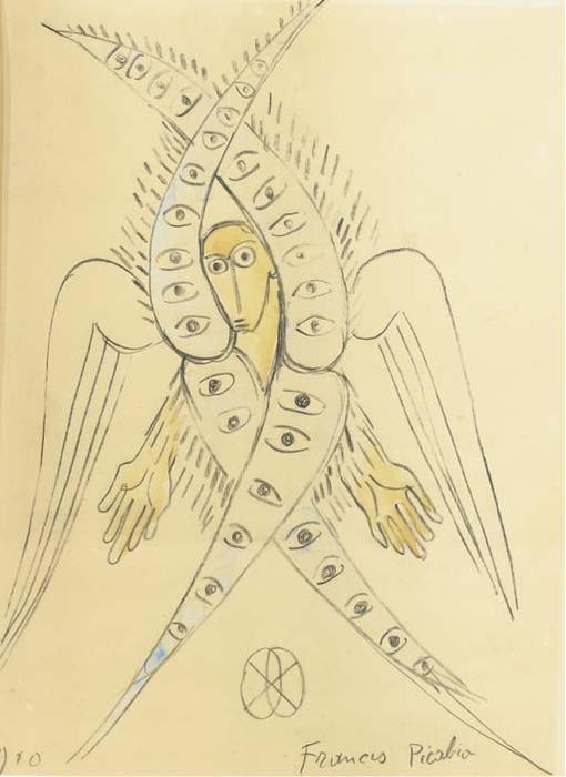 WikiOO.org - Encyclopedia of Fine Arts - Maleri, Artwork Francis Picabia - Angel