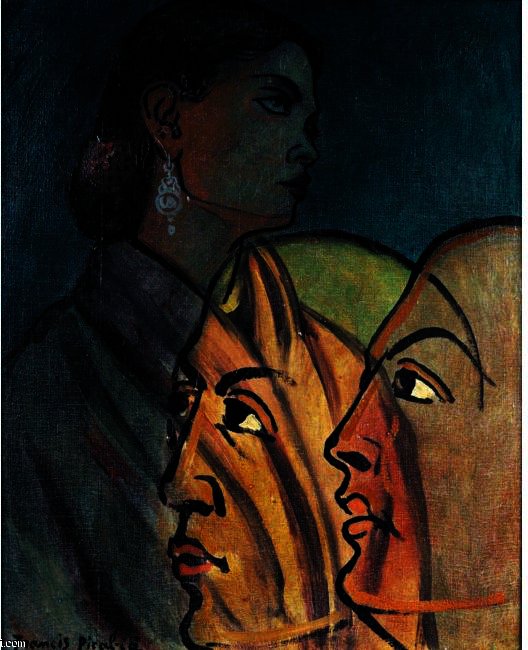 WikiOO.org - Encyclopedia of Fine Arts - Maľba, Artwork Francis Picabia - Anthinea (L'atlantide)