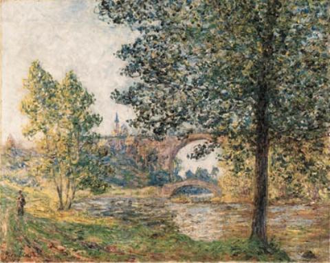 WikiOO.org - Енциклопедія образотворчого мистецтва - Живопис, Картини
 Francis Picabia - Bords de la Cure, effet de soleil, le soir