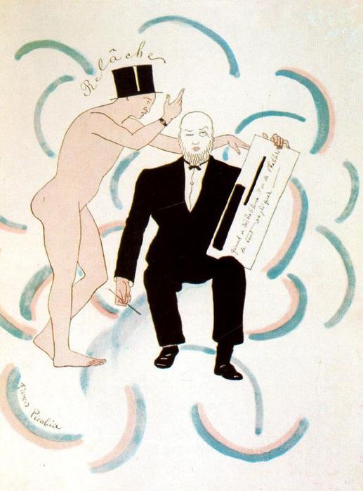 Wikioo.org - Die Enzyklopädie bildender Kunst - Malerei, Kunstwerk von Francis Picabia - Cartel para Relache