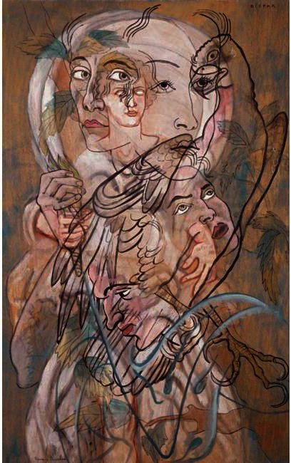 Wikoo.org - موسوعة الفنون الجميلة - اللوحة، العمل الفني Francis Picabia - DISPAR