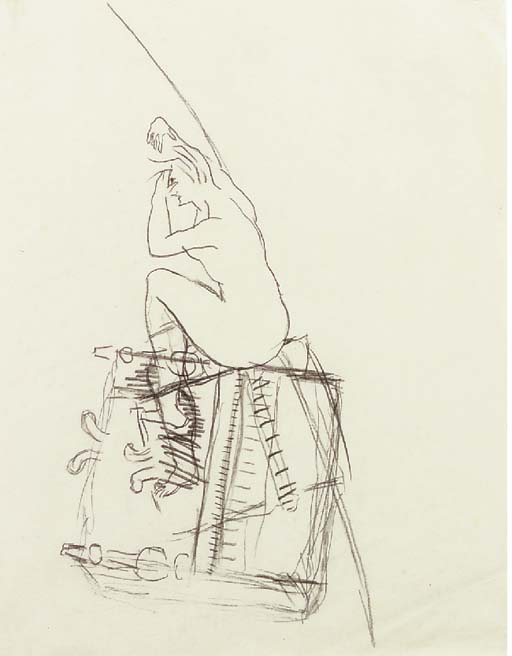 WikiOO.org - Енциклопедия за изящни изкуства - Живопис, Произведения на изкуството Francis Picabia - Femme et piano