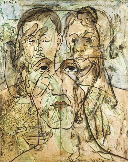 WikiOO.org - Encyclopedia of Fine Arts - Maalaus, taideteos Francis Picabia - Halia