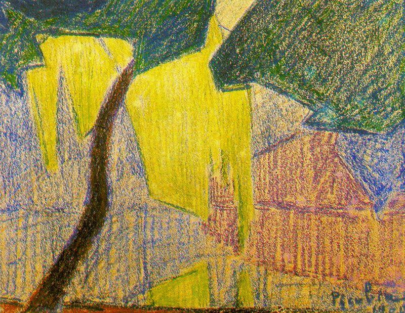 Wikioo.org - สารานุกรมวิจิตรศิลป์ - จิตรกรรม Francis Picabia - Jardines de Saint-Cloud