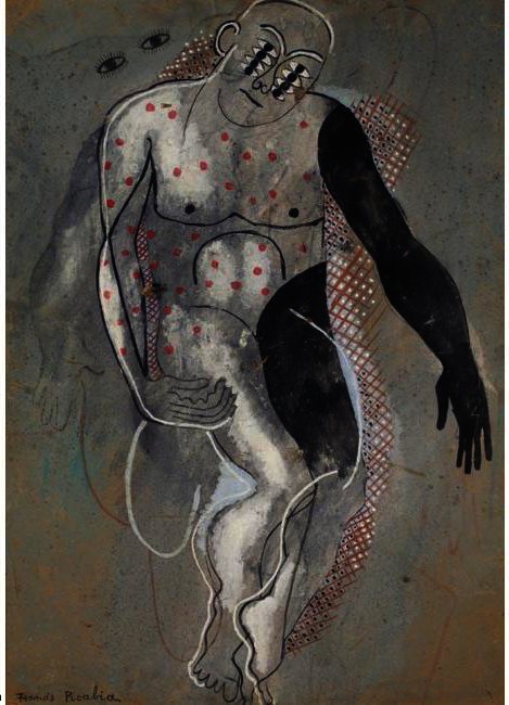 Wikioo.org - The Encyclopedia of Fine Arts - Painting, Artwork by Francis Picabia - L'homme Aux Yeux