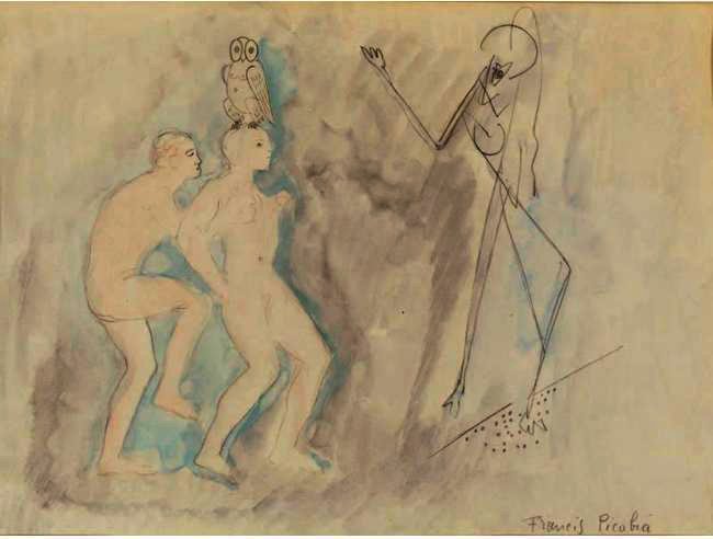 Wikioo.org - สารานุกรมวิจิตรศิลป์ - จิตรกรรม Francis Picabia - La Chouette