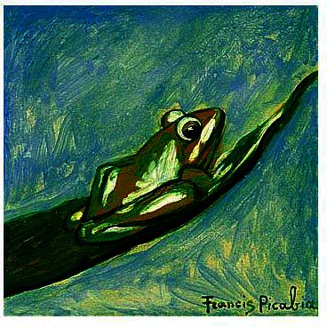 WikiOO.org - Енциклопедия за изящни изкуства - Живопис, Произведения на изкуството Francis Picabia - La grenouille