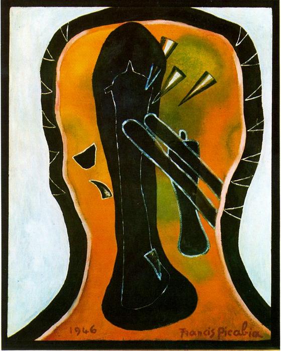 Wikoo.org - موسوعة الفنون الجميلة - اللوحة، العمل الفني Francis Picabia - La navegación del azar