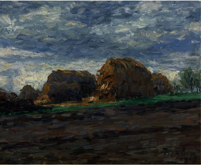 Wikioo.org – La Enciclopedia de las Bellas Artes - Pintura, Obras de arte de Francis Picabia - Les Meules De Foin