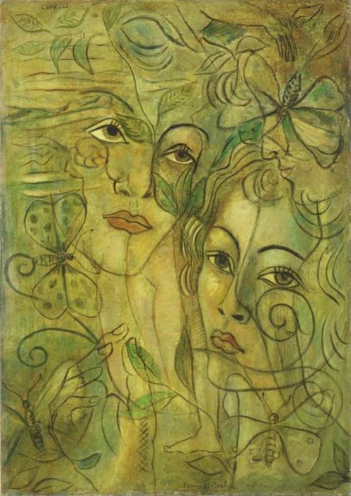 WikiOO.org - Енциклопедия за изящни изкуства - Живопис, Произведения на изкуството Francis Picabia - Lotruli-Visage de Olga