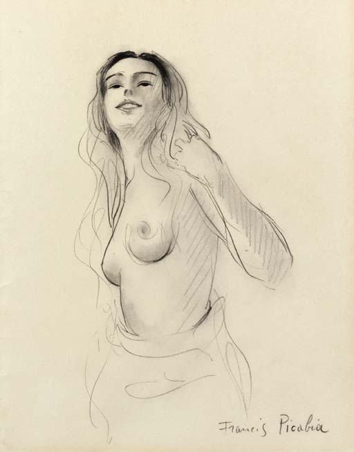 Wikioo.org – La Enciclopedia de las Bellas Artes - Pintura, Obras de arte de Francis Picabia - Nudo