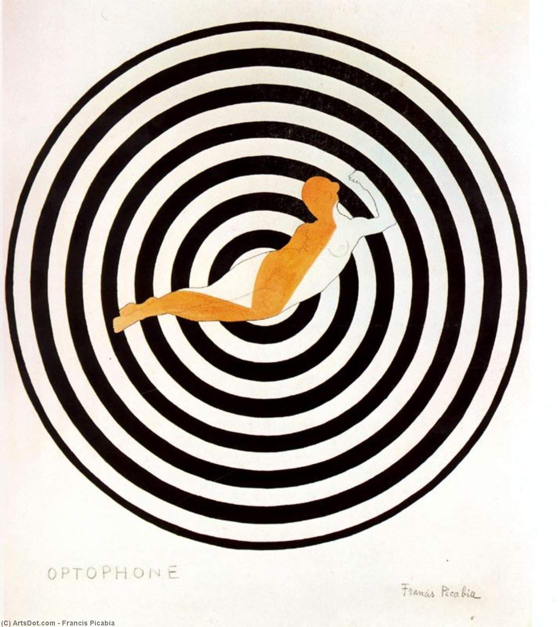 Wikioo.org – La Enciclopedia de las Bellas Artes - Pintura, Obras de arte de Francis Picabia - Optófono