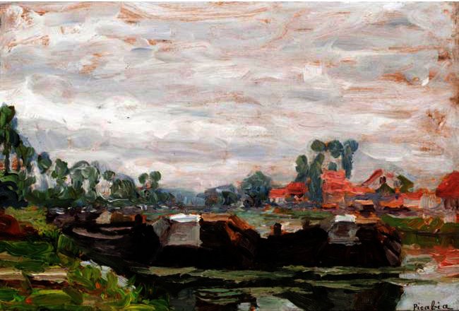 WikiOO.org - Encyclopedia of Fine Arts - Maleri, Artwork Francis Picabia - Paysage 1