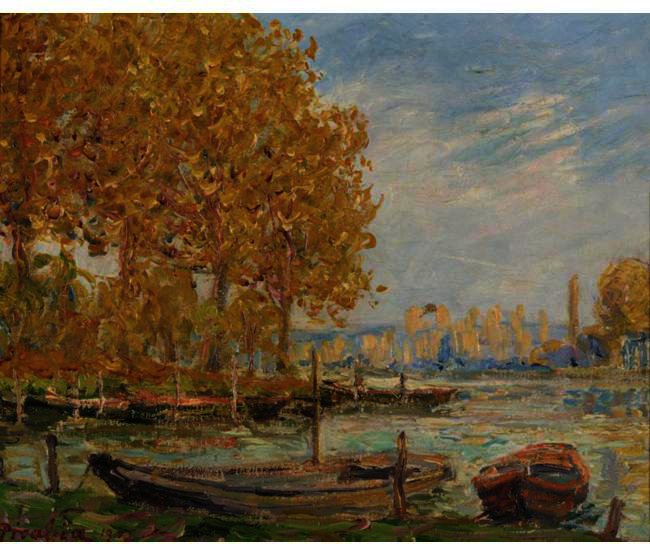 Wikioo.org - The Encyclopedia of Fine Arts - Painting, Artwork by Francis Picabia - Paysage Avec Bateaux