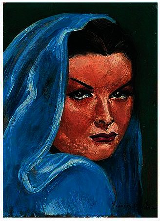 Wikioo.org - สารานุกรมวิจิตรศิลป์ - จิตรกรรม Francis Picabia - Portrait de femme 4