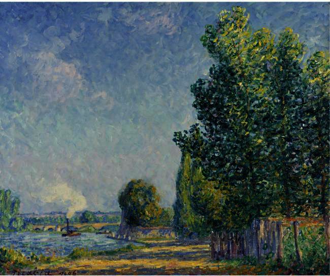 WikiOO.org - Encyclopedia of Fine Arts - Schilderen, Artwork Francis Picabia - À L'approche De L'automne, Villeneuve-Sur-Yvonne