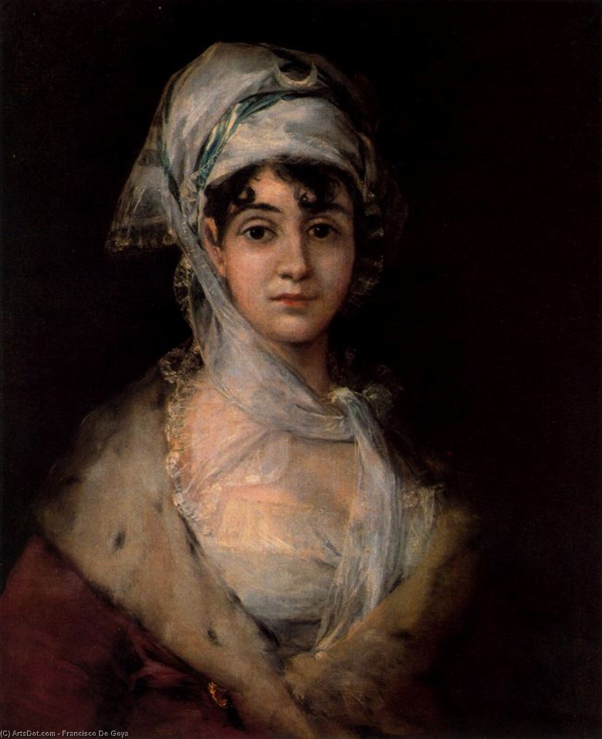 WikiOO.org - Güzel Sanatlar Ansiklopedisi - Resim, Resimler Francisco De Goya - Antonia Zarate