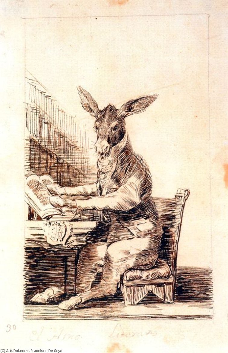 Wikioo.org - The Encyclopedia of Fine Arts - Painting, Artwork by Francisco De Goya - Asta su Abuelo 2