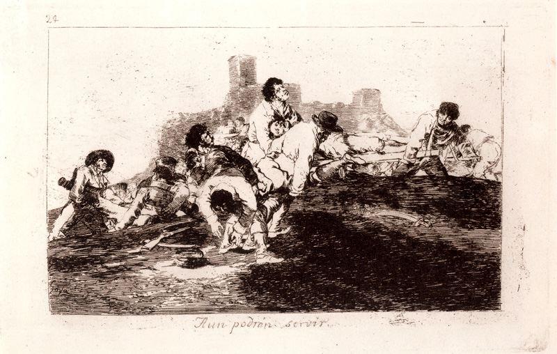 WikiOO.org - Encyclopedia of Fine Arts - Maalaus, taideteos Francisco De Goya - Aun podrán servir 1